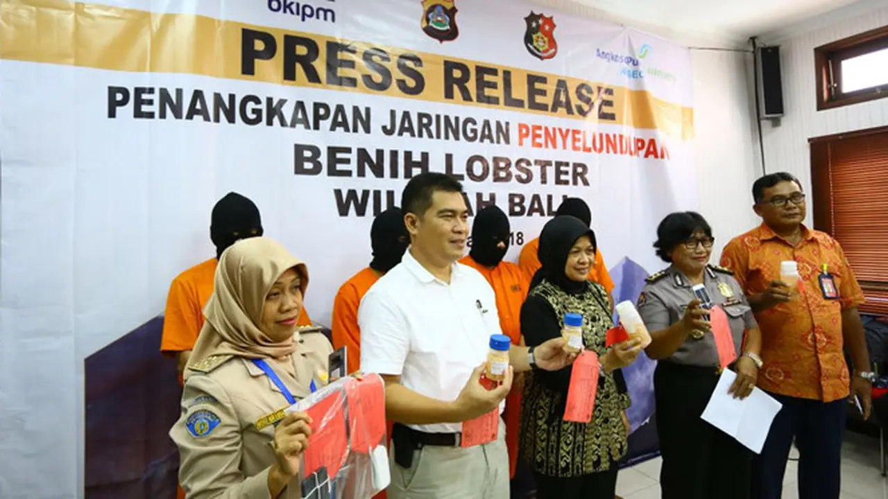 Avsec AP I Gagalkan Penyelundupan Ribuan Benih Lobster di Bali