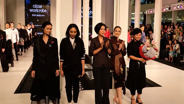 [Bintang] Oline Workrobe dan Maina di Fashion Nation 2018