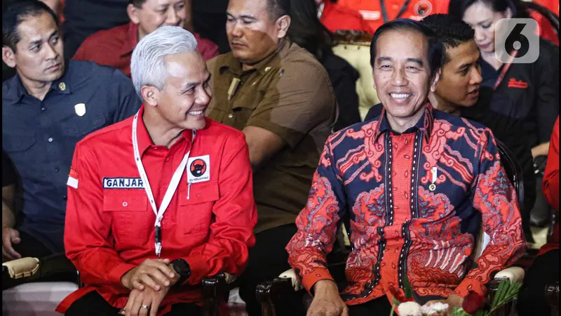 Ganjar Pranowo dan Jokowi