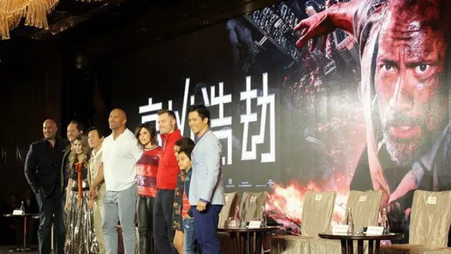 Film skyscraper (Hak Cipta: KapanLagi.com/ Mahardi Eka Putra/dka)