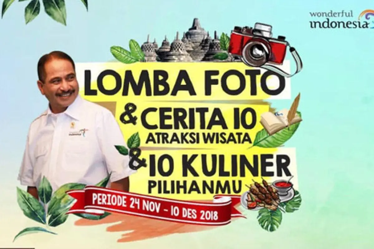 Yuk Ikut Lomba Foto dan Cerita Atraksi Wisata, Total Hadiah Rp130 Juta
