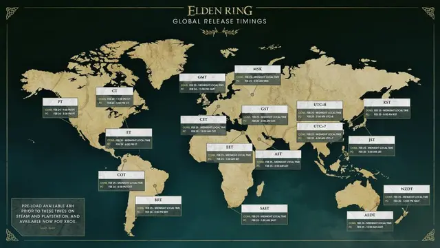 Jadwal rilis Elden Ring di seluruh dunia (Dok. FromSoftware)