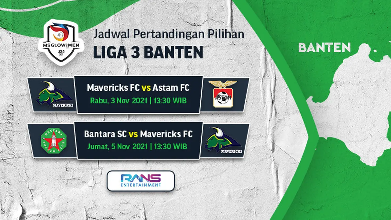 Jadwal Liga 3 Banten 2021