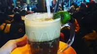 Teh Talua, minuman khas Ranah Minang pembugar badan. (Foto: Liputan6.com/ Novia Harlina)