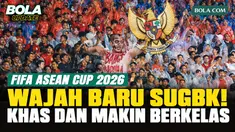 Melihat lebih dekat suasana Stadion Utama Gelora Bung Karno (SUGBK) saat menjadi venue FIFA ASEAN Cup 2026. Dekorasi khas turnamen yang terpasang di berbagai sudut membuat SUGBK terasa lebih berkelas dan tampak berbeda dari biasanya.