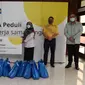 Sebanyak 1.500 paket bantuan sosial berupa bahan makanan pokok, disalurkan IKEA Indonesia untuk warga Kota Tangerang yang terdampak pandemi Covid-19. (Foto: IKEA)