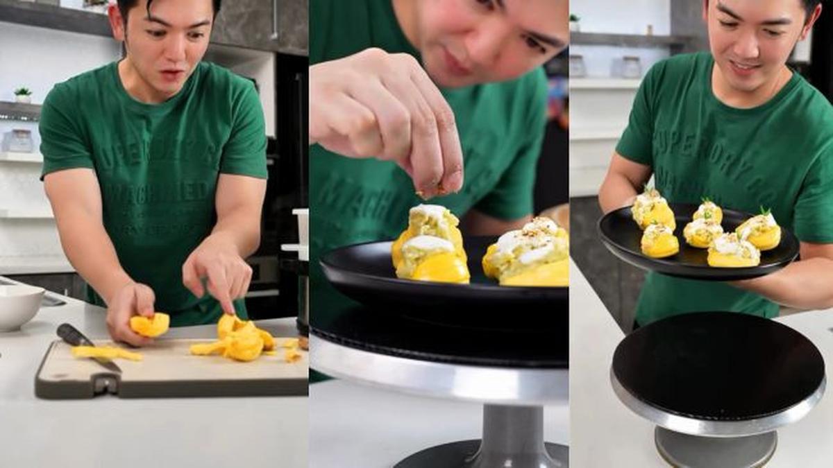 Bisa Jadi Inspirasi Menu Takjil, Ini 5 Potret Nicky Tirta Bikin Jackfruit Sticky Rice