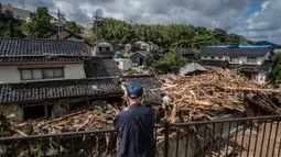 Pemerintah daerah di Ishikawa, Jepang mengatakan dua orang dinyatakan hilang, sementara delapan lainnya belum diketahui. (Yuichi YAMAZAKI/AFP)