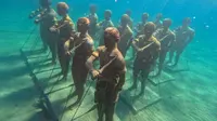 Baru! Spot Bawah Laut di Banyuwangi, Ada Patung Gajah Mada &amp; Prajurit Majapahit