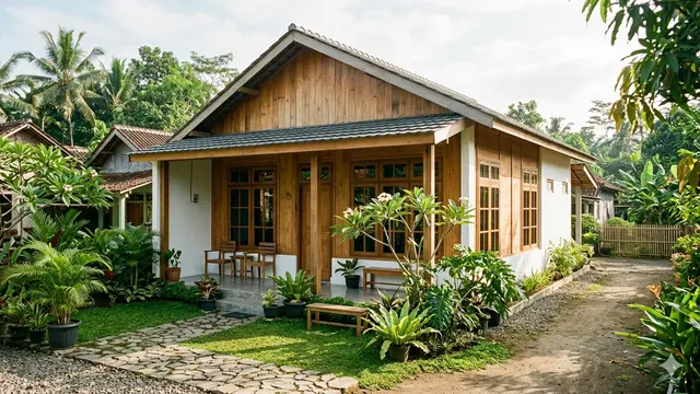 Desain Rumah Tempo Dulu yang Tetap Minimalis. Gemini