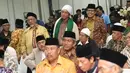 Sejumlah perwakilan ormas mengikuti pemaparan sebelum sidang Isbat penetapan awal bulan Ramadhan 1437 Hijriah di Kantor Kemenag, Jalan MH Thamrin, Jakarta Pusat, Minggu (5/6). (Liputan6.com/Immanuel Antonius)