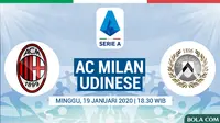 Serie A - AC Milan Vs Udinese (Bola.com/Adreanus Titus)