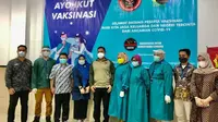 Badan Nasional Penanggulangan Terorisme (BNPT) menggelar vaksinasi di Kota Samarinda, Kalimantan Timur. (Istimewa)