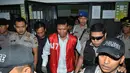 Sidang kasus pidana pemerasan dengan tersangka Hercules yang beragendakan putusan digelar di Pengadilan Negeri Jakarta Barat (Liputan6.com/Johan Tallo).  