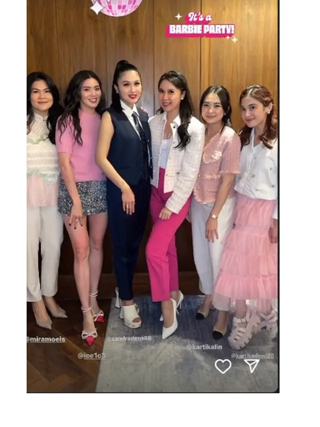 8 Momen Ulang Tahun Sandra Dewi ke-40, Dapat Hadiah Spesial dari Suami