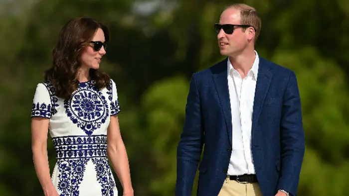 Kate Middleton dan Pangeran William (AFP)