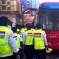 Bus Shalawat yang disiapkan pemerintah untuk transportasi jamaah haji Indonesia.  (Liputan6.com/Wawan Isab Rubiyanto)