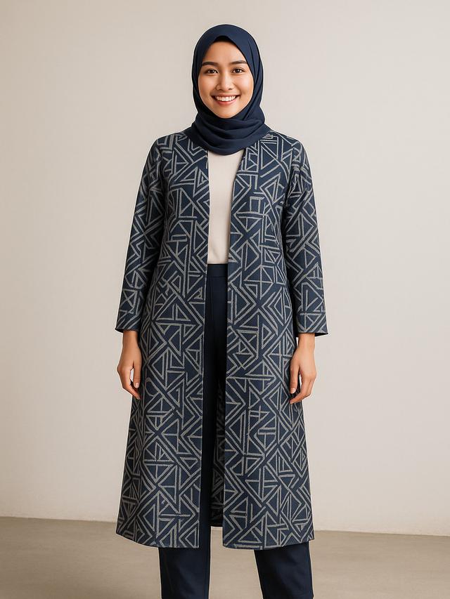 10 Model Cardigan Batik Panjang Terbaru 2025, Bisa Tetap Tampil Stylish ...