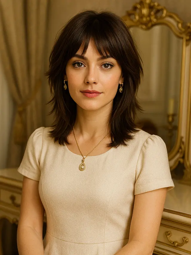 Model Rambut Belah Tengah