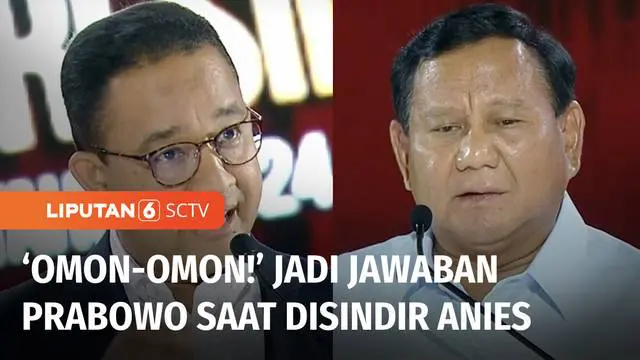 Saling sindir terjadi saat debat capres antara Prabowo Subianto dan Anies Baswedan. Anies menyindir perihal luasnya kepemilikan lahan tanah Prabowo. Sedangkan Prabowo menyindir retorika Anies yang disebutnya omon-omon.