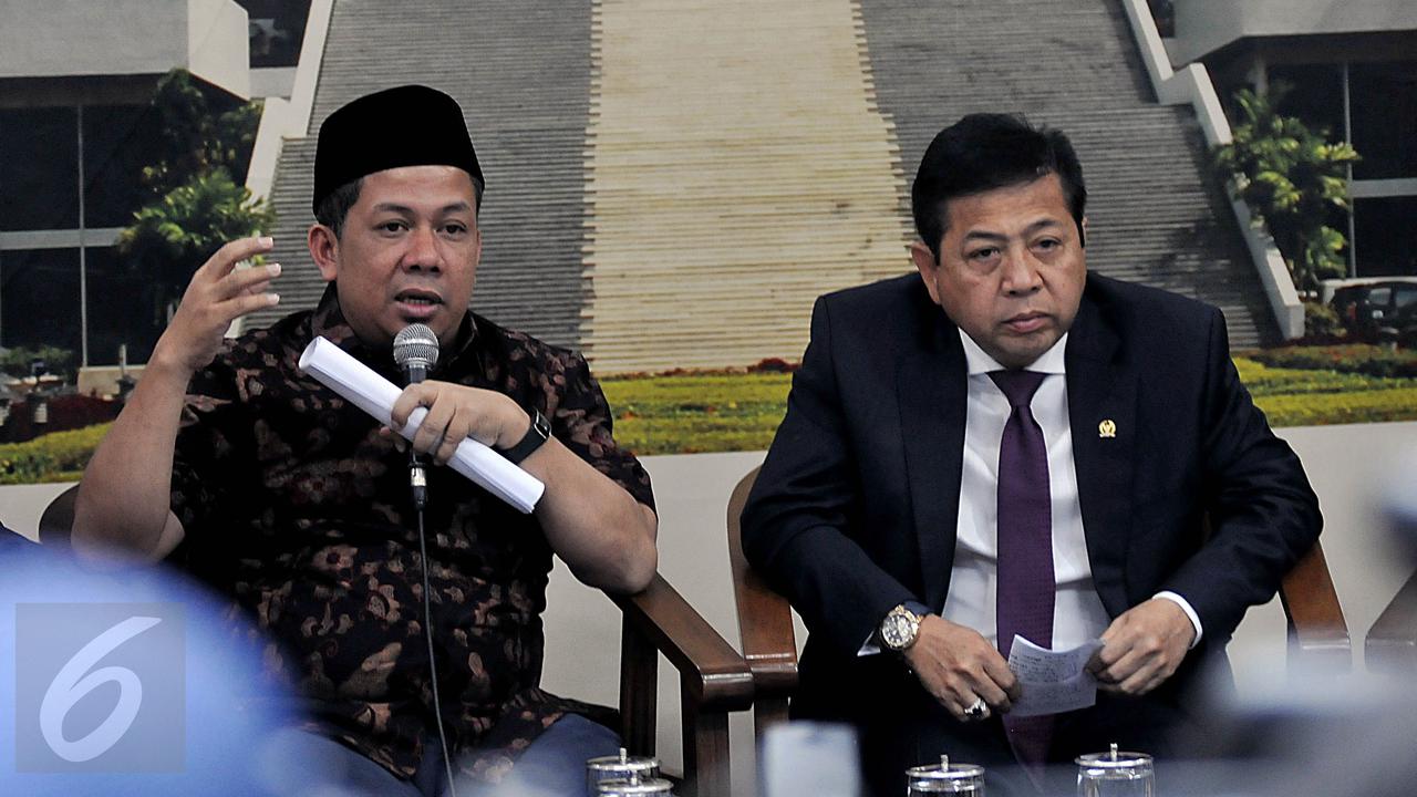 20150930-Ketua Tim Pengawas Haji DPR, Fahri Hamzah dan Ketua DPR Setya Novanto-Jakarta