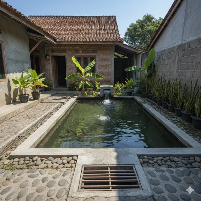 Inovasi Desain Kolam Ikan Lele di Lahan Sempit. Gemini