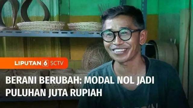 VIDEO: Berani Berubah: Tangan Terampil Majerun, Ubah Pohon Kelapa Jadi Kerajinan