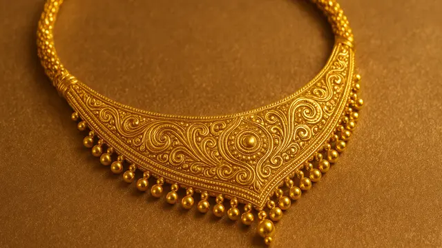 Kalung Berdesain Etnik atau Tradisional (sumber: AI)