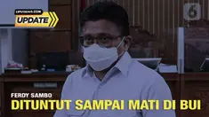 Jaksa Penuntut Umum (JPU) menuntut terdakwa mantan Kadiv Propam Polri, Ferdy Sambo atas kasus dugaan pembunuhan berencana terhadap Nofriansyah Yosua Hutabarat alias Brigadir J dengan hukuman seumur hidup