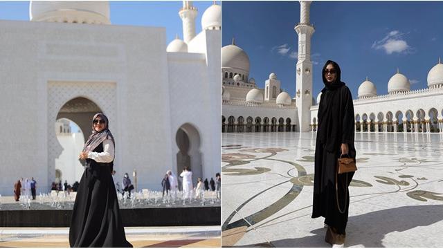 7 Potret Liburan Sarita Abdul Mukti dan Shania Salsabila di Dubai, Modis Banget