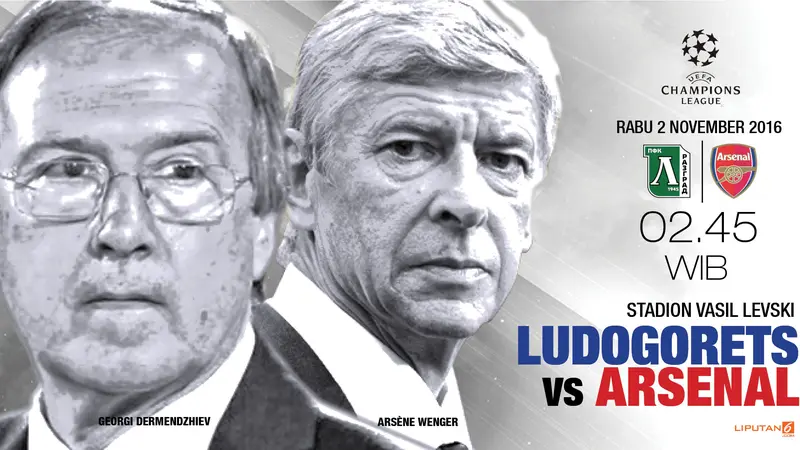 Prediksi LUDOGORETS VS ARSENAL FC