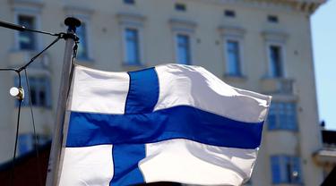 Ilustrasi bendera Finlandia (AFP Photo)