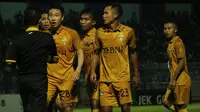 Bhayangkara FC selalu menelan kekalahan saat mengikuti Jakajaya Friendly Game 2018. (Bola.com/Aditya Wany)
