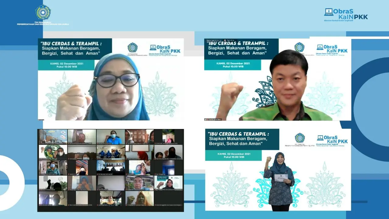 Obrolan Santai Kader Inspiratif PKK Berbagai Tips Siapkan Makanan Bergizi