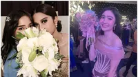 Artis Ini Pernah Dapat Buket Bunga dari Pengantin. (Sumber: Instagram/fuji_an/febbyrastanty)