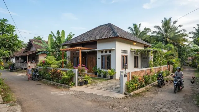9 Desain Rumah Desa di Lahan Pojok, Manfaatkan Area Sudut agar Lebih Nyaman