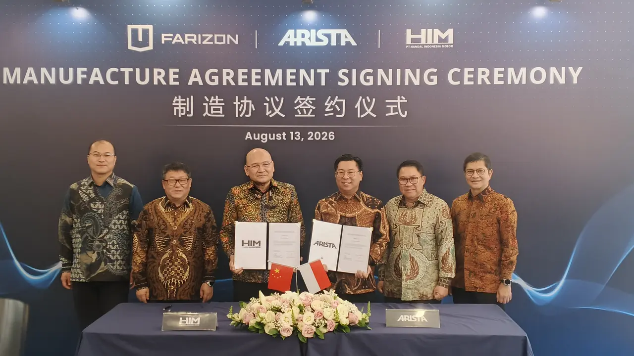 Acara Manufacture Agreement Signing Ceremony di Purwakarta.