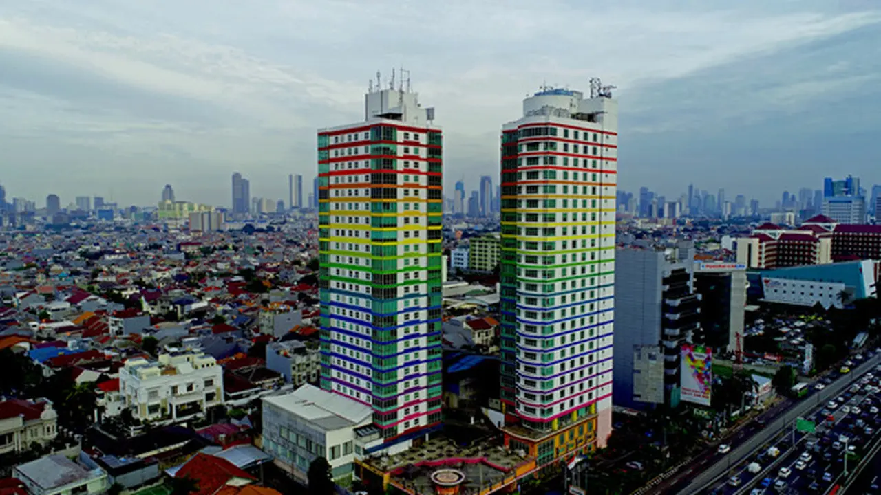Memukau, Keelokan Ibu Kota Jakarta Dilihat dari Langit