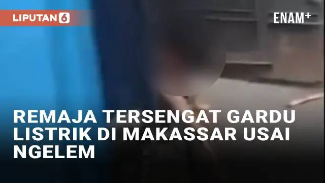 VIDEO: Viral Remaja Tersengat Usai Masuk Gardu Listrik di Makassar, Diduga Mabuk Lem