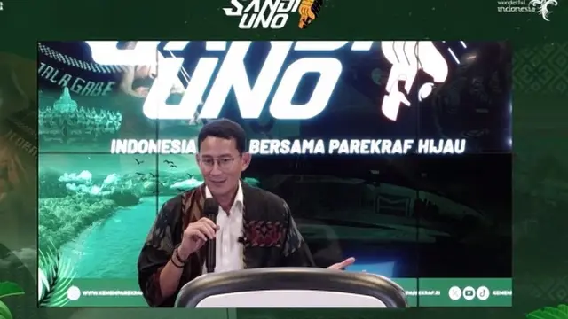 Menparekraf Sandiaga Uno dalam The Weekly Brief with Sandi Uno, Senin, 23 September 2024