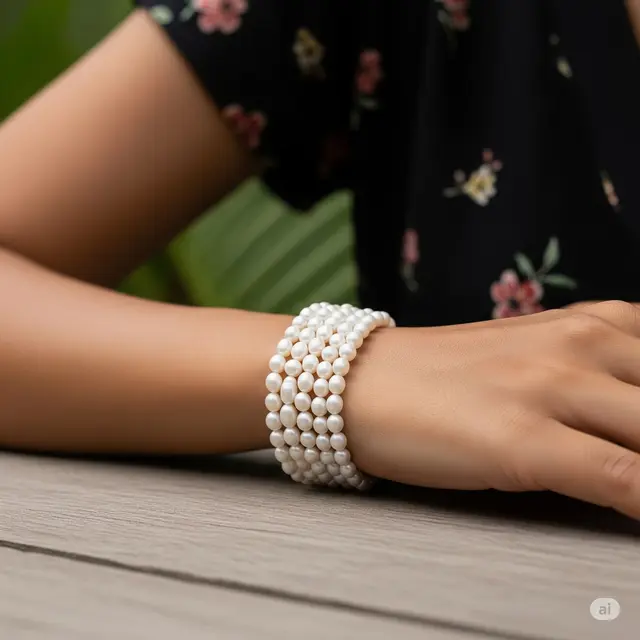Contoh Model Gelang Mutiara. Foto: Gemini