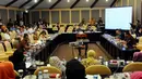 Suasana Rapat Kerja Komite II DPD RI dengan Menteri Kelautan dan Perikanan Susi Pudjiastuti, Jakarta, Rabu (5/11/2014). (Liputan6.com/Andrian M Tunay)