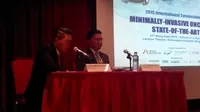 Para dokter bedah onkologi, dokter radiasi onkologi dan para praktisi di bidang penanganan kanker dari berbagi negara berkumpul di Singapura