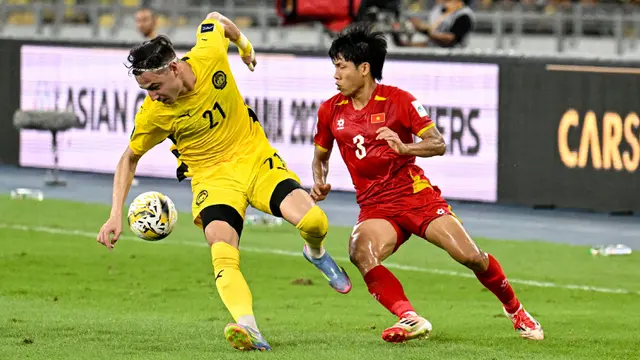  Beda Nasib dengan Tetangga, Malaysia Bantai Vietnam 4-0 di Kualifikasi Piala Asia 2027