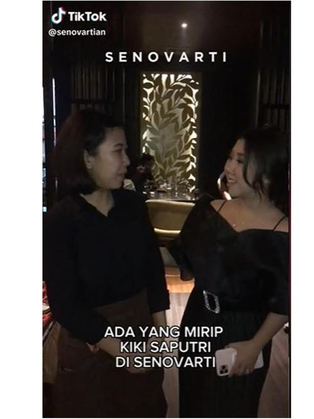 6 Momen Kiky Saputri Tak Sengaja Ketemu Wanita 'Kembarannya', Netizen: Mirip Banget