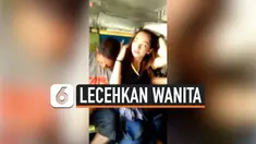 LECEHKAN PENUMPANG WANITA PAKAI MODUS PURA-PURA TIDUR DI ANGKOT