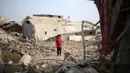 Perwakilan WHO di wilayah Palestina mencatat sanitasi yang buruk, akses layanan kesehatan yang terbatas, serta adanya gangguan pada program vaksinasi rutin jadi faktor penyebab kenaikan. (Eyad BABA/AFP)