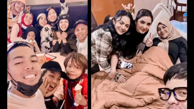 Aurel Hermansyah - Keluarga Atta Halilintar (Foto: Instagram/@genifaruk)