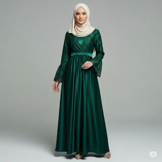 6 Model Baju Kondangan Emerald Green: Tampil Mewah dan Elegan
