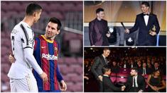 Dua superstar Cristiano Ronaldo dan Lionel Messi tidak melulu menjadi lawan dan bersaing menjadi pesepak bola terbaik di dunia. Berikut ini momen-momen kedekatan Cristiano Ronaldo dan Lionel Messi yang pernah diabadikan lensa kamera.